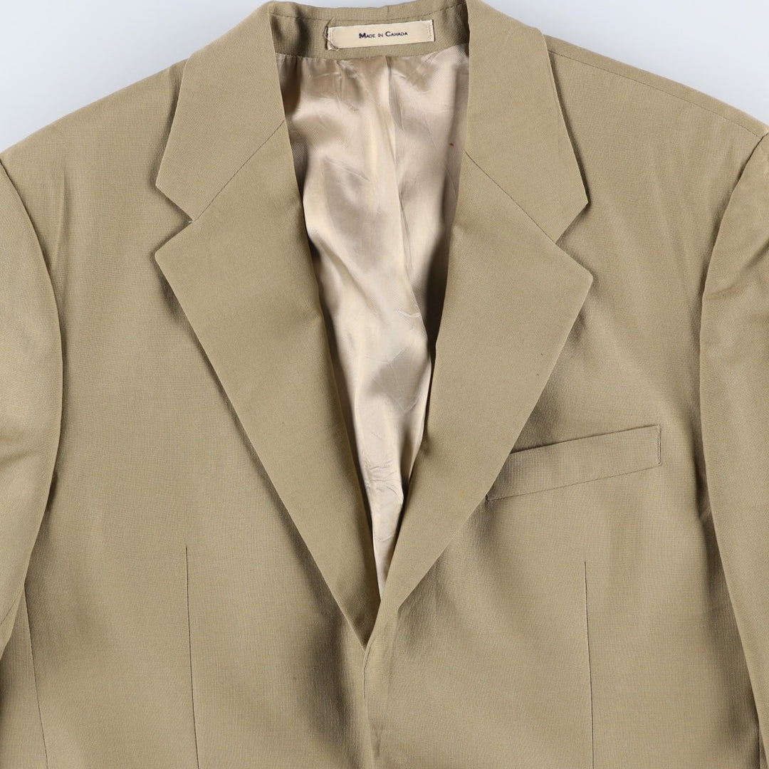 Ralph Lauren Chaps wool tailored jacket, made in Canada, men's size M wool Beige type Vintage Second Hand