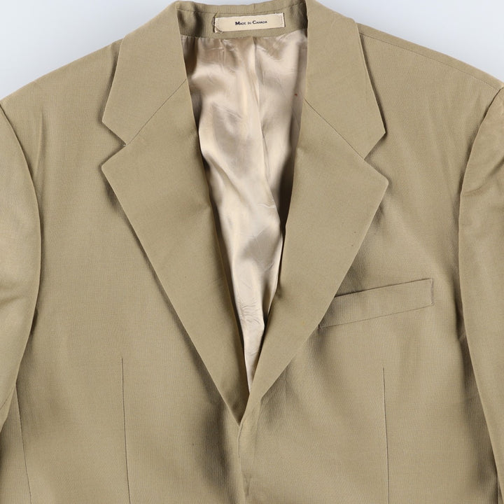 Ralph Lauren Chaps wool tailored jacket, made in Canada, men's size M wool Beige type Vintage Second Hand