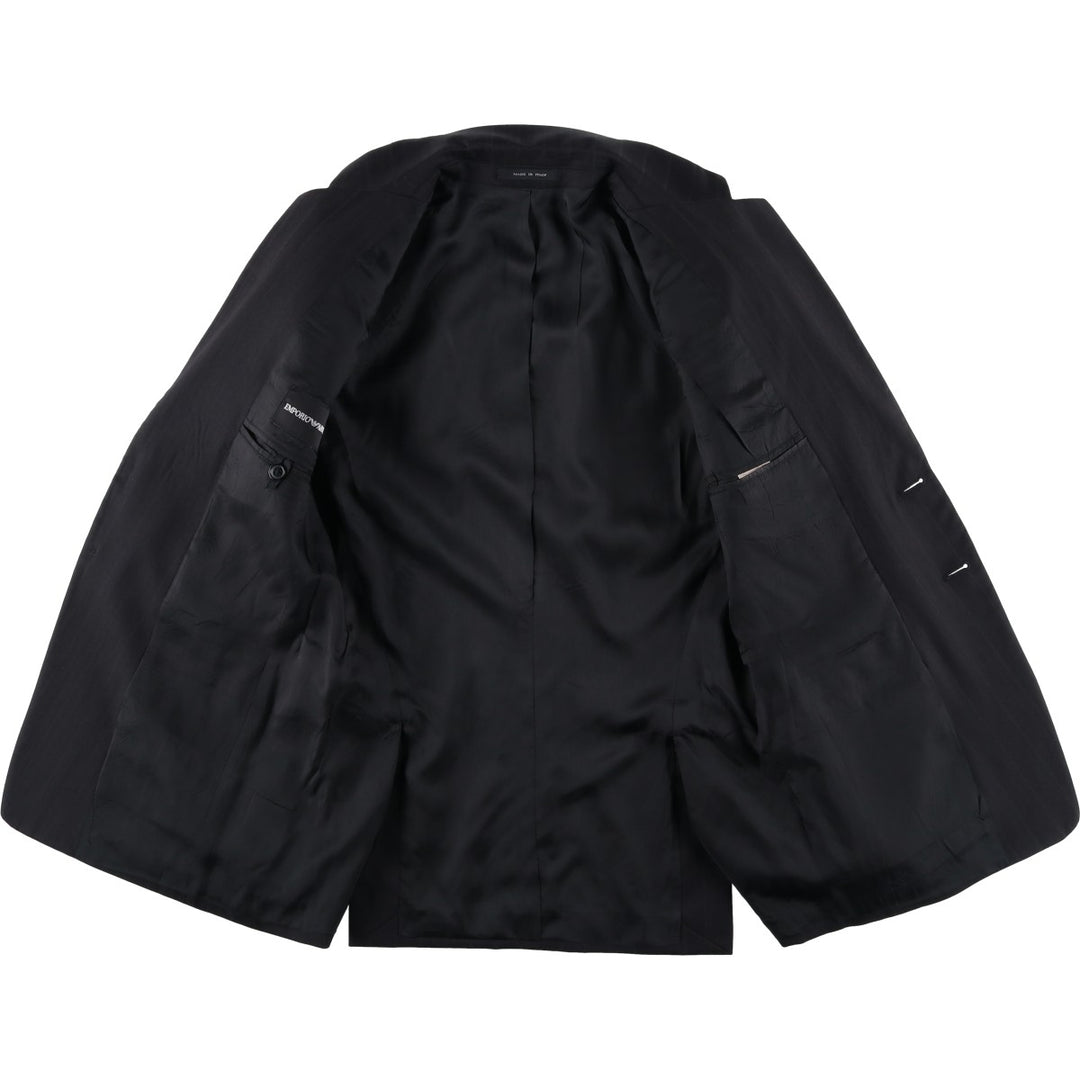 Giorgio Armani Emporio Armani wool tailored jacket, made in Italy, men's size S equivalent. wool black type Vintage Second Hand