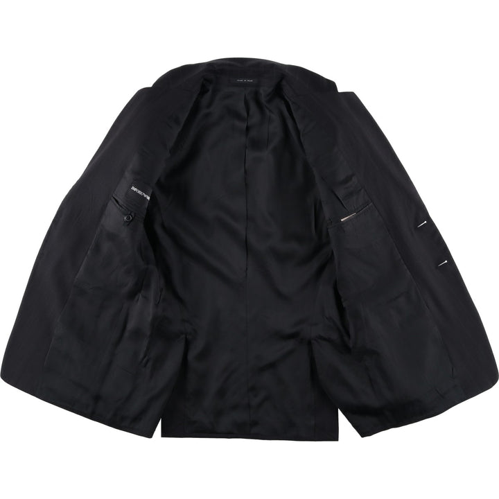 Giorgio Armani Emporio Armani wool tailored jacket, made in Italy, men's size S equivalent. wool black type Vintage Second Hand
