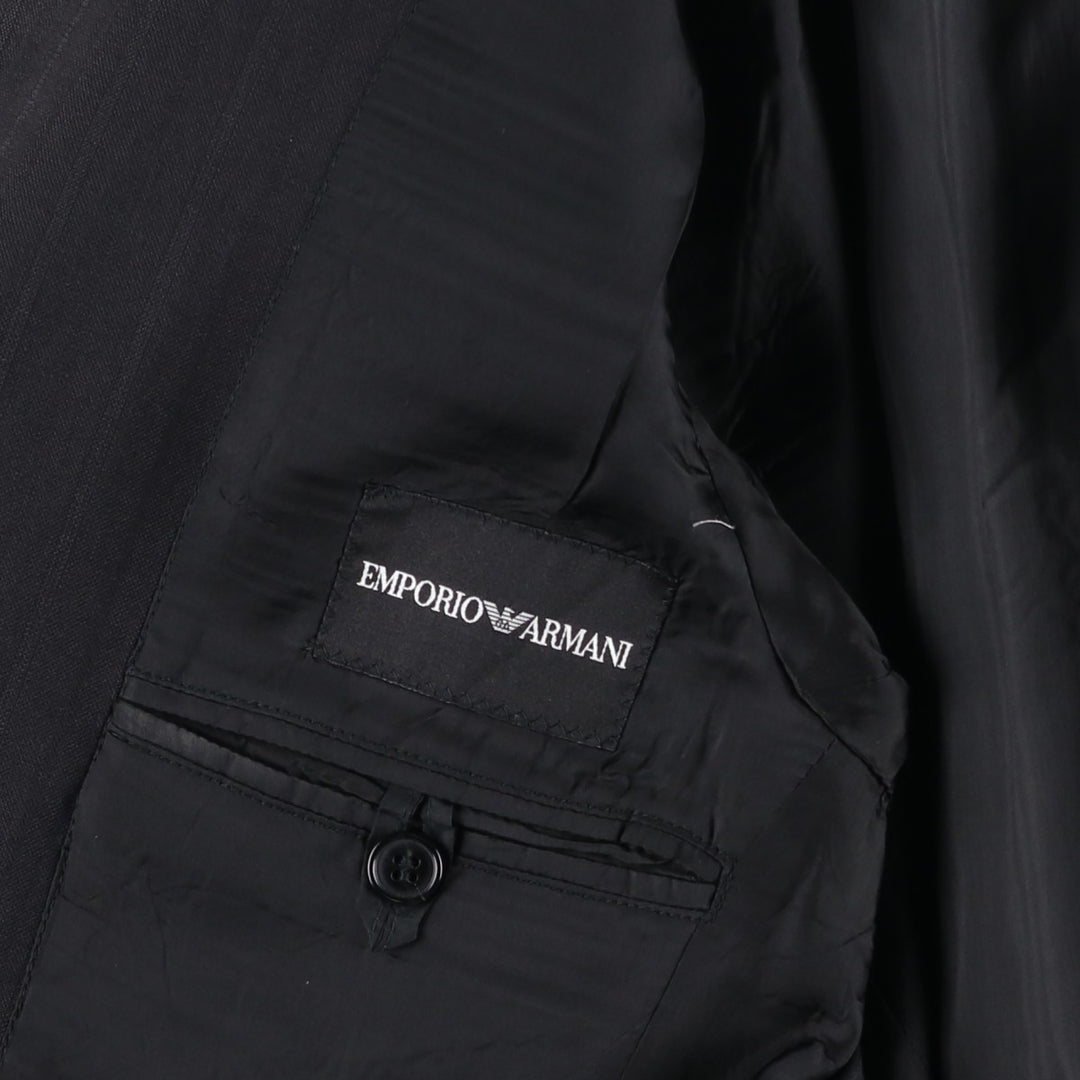 Giorgio Armani Emporio Armani wool tailored jacket, made in Italy, men's size S equivalent. wool black type Vintage Second Hand