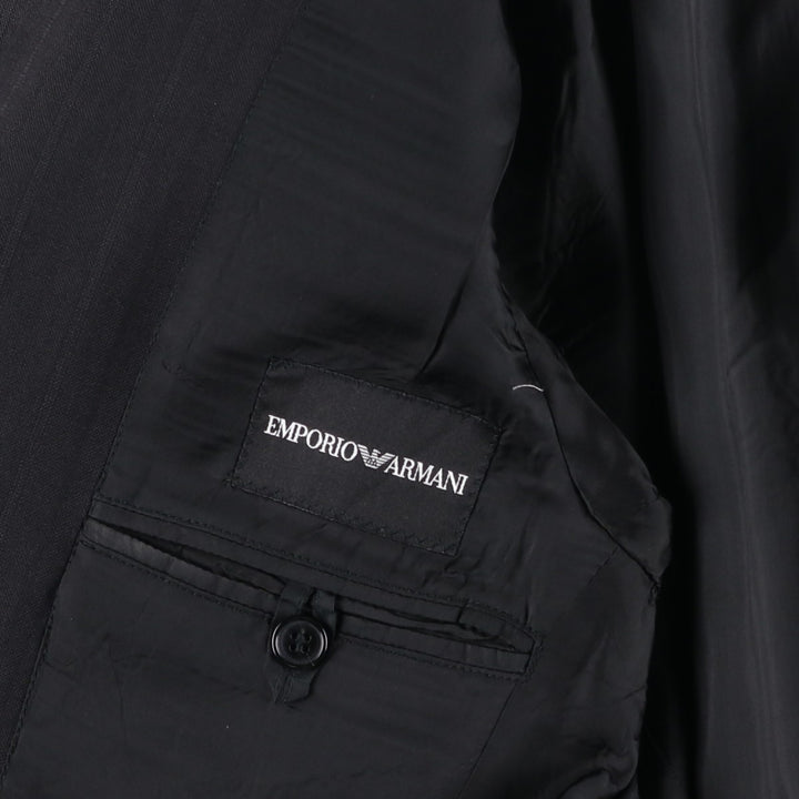 Giorgio Armani Emporio Armani wool tailored jacket, made in Italy, men's size S equivalent. wool black type Vintage Second Hand