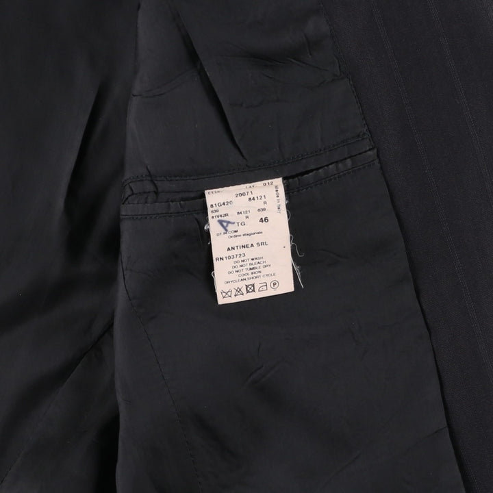 Giorgio Armani Emporio Armani wool tailored jacket, made in Italy, men's size S equivalent. wool black type Vintage Second Hand