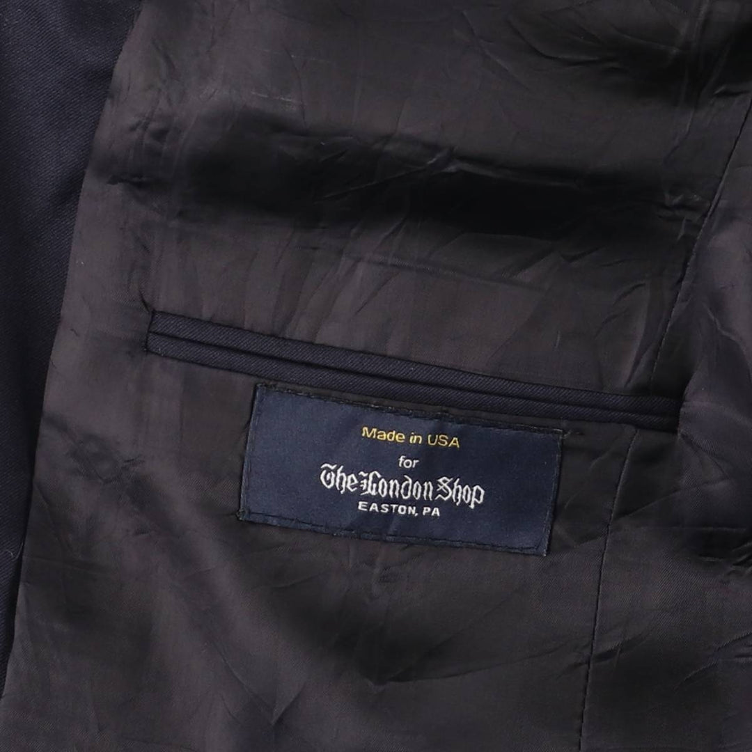 HART SCHAFFNER MARX Gold Navy Blazer Tailored Jacket, Made in USA, Men's Size M (approx.) unclear navy blue type Vintage Second Hand