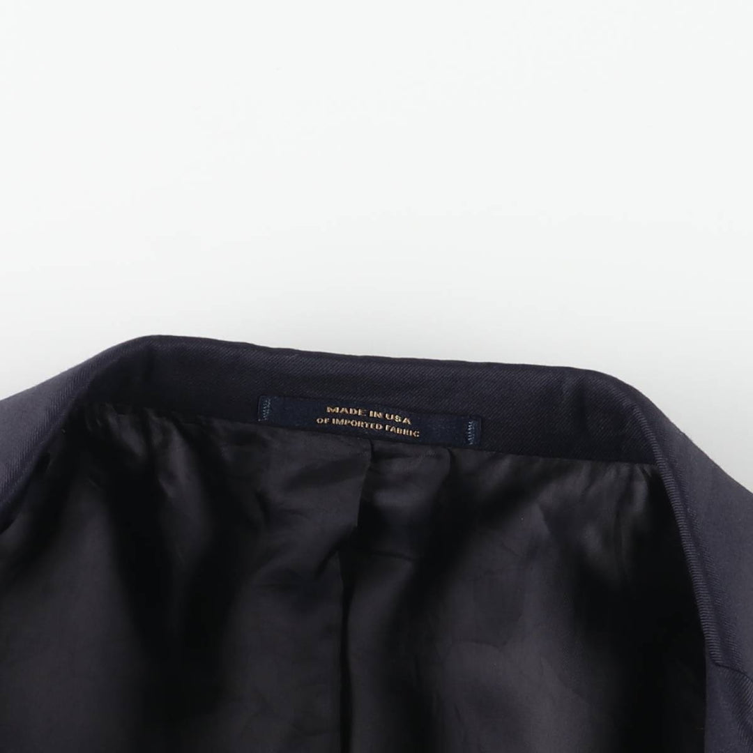 HART SCHAFFNER MARX Gold Navy Blazer Tailored Jacket, Made in USA, Men's Size M (approx.) unclear navy blue type Vintage Second Hand