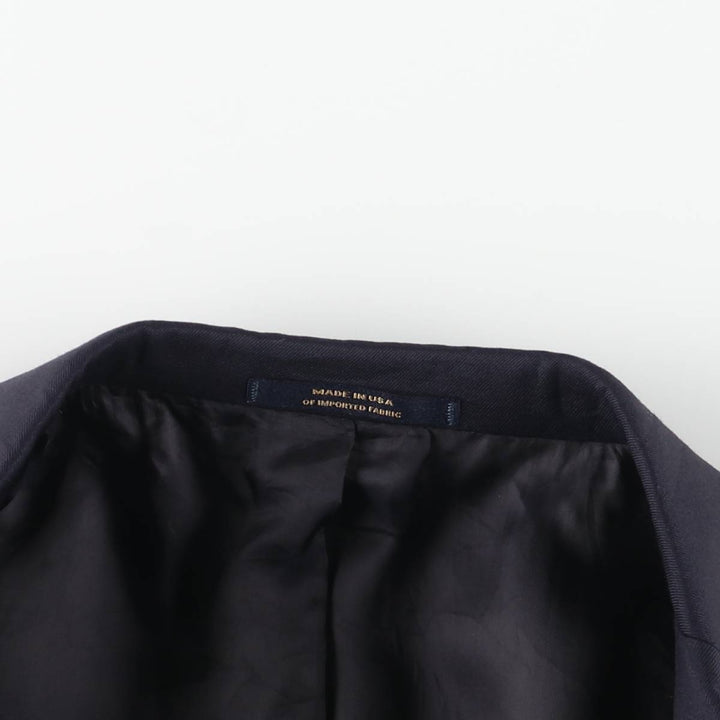 HART SCHAFFNER MARX Gold Navy Blazer Tailored Jacket, Made in USA, Men's Size M (approx.) unclear navy blue type Vintage Second Hand