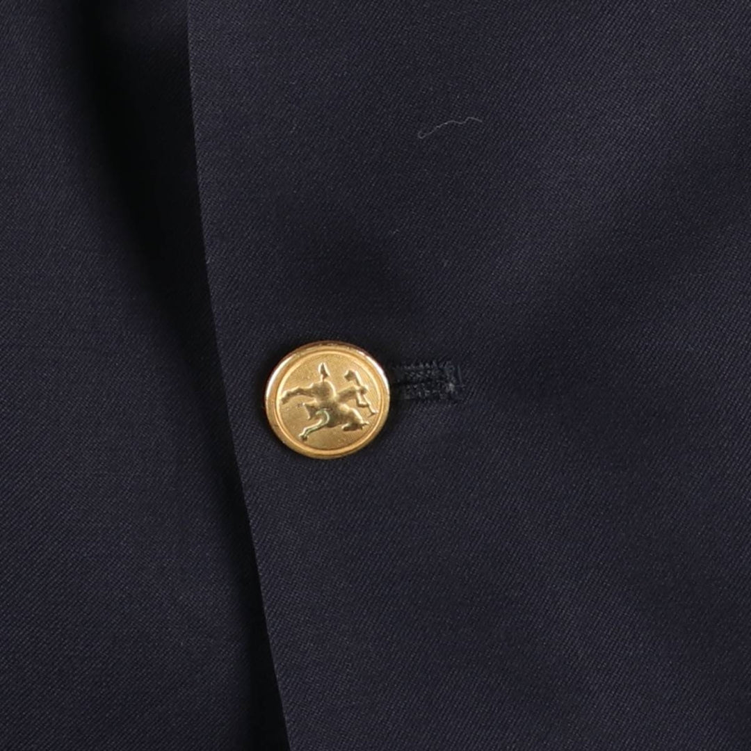 HART SCHAFFNER MARX Gold Navy Blazer Tailored Jacket, Made in USA, Men's Size M (approx.) unclear navy blue type Vintage Second Hand