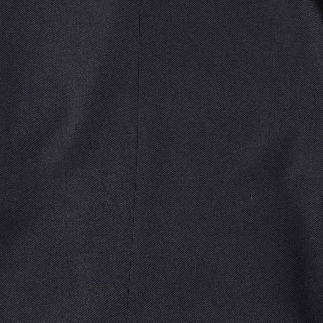 St.Michael double-breasted peaked lapel navy blazer tailored jacket, men's size M equivalent. polyester navy blue type Vintage Second Hand
