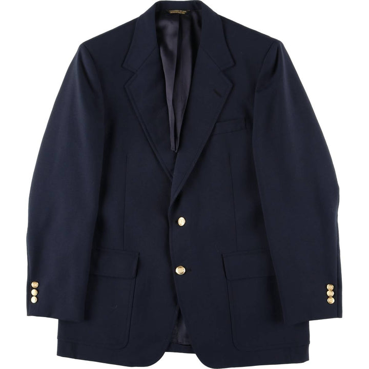 Palm Beach Navy Blazer, Tailored Jacket, Made in USA, Men's Size Medium unclear navy blue type Vintage Second Hand