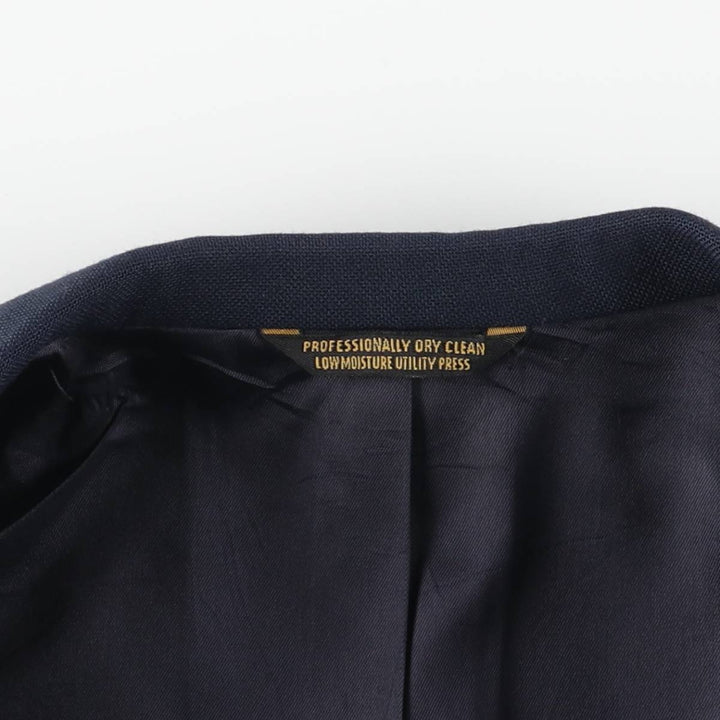 Palm Beach Navy Blazer, Tailored Jacket, Made in USA, Men's Size Medium unclear navy blue type Vintage Second Hand
