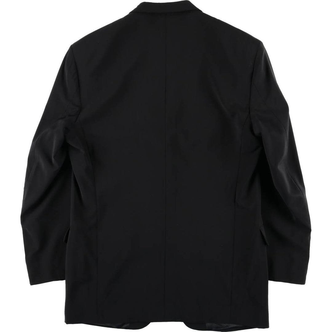 Fumagalli's Wool Tailored Jacket, Made in Italy, Men's Size M (approx.), 3-Button wool black type Vintage Second Hand