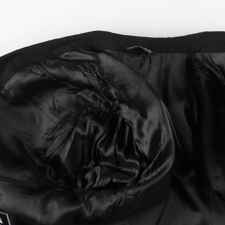 Fumagalli's Wool Tailored Jacket, Made in Italy, Men's Size M (approx.), 3-Button wool black type Vintage Second Hand