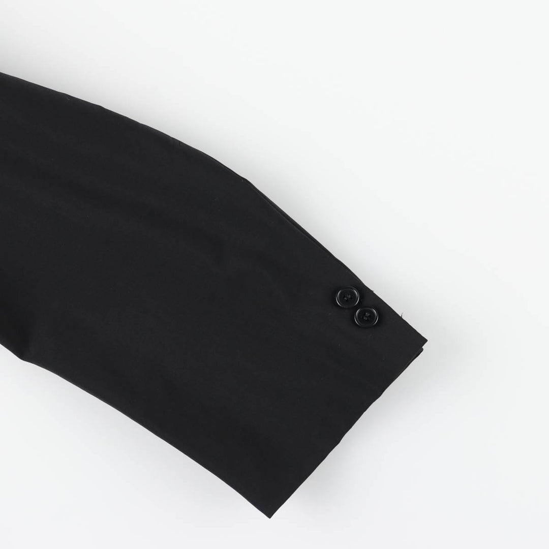 Fumagalli's Wool Tailored Jacket, Made in Italy, Men's Size M (approx.), 3-Button wool black type Vintage Second Hand