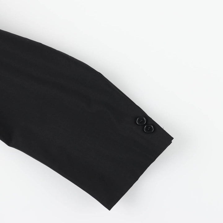 Fumagalli's Wool Tailored Jacket, Made in Italy, Men's Size M (approx.), 3-Button wool black type Vintage Second Hand