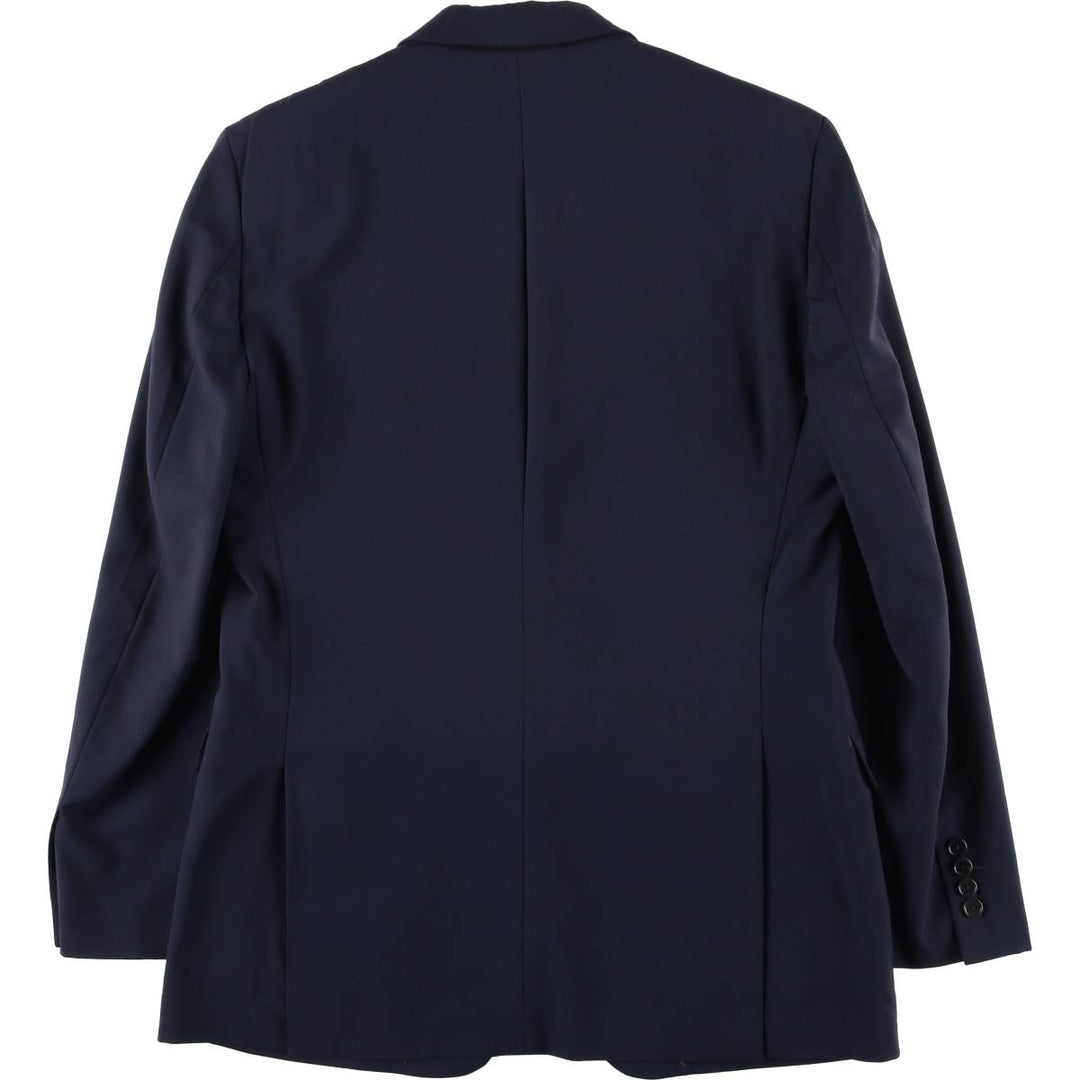Donna Karan New York DKNY wool tailored jacket, men's size M wool navy blue type Vintage Second Hand