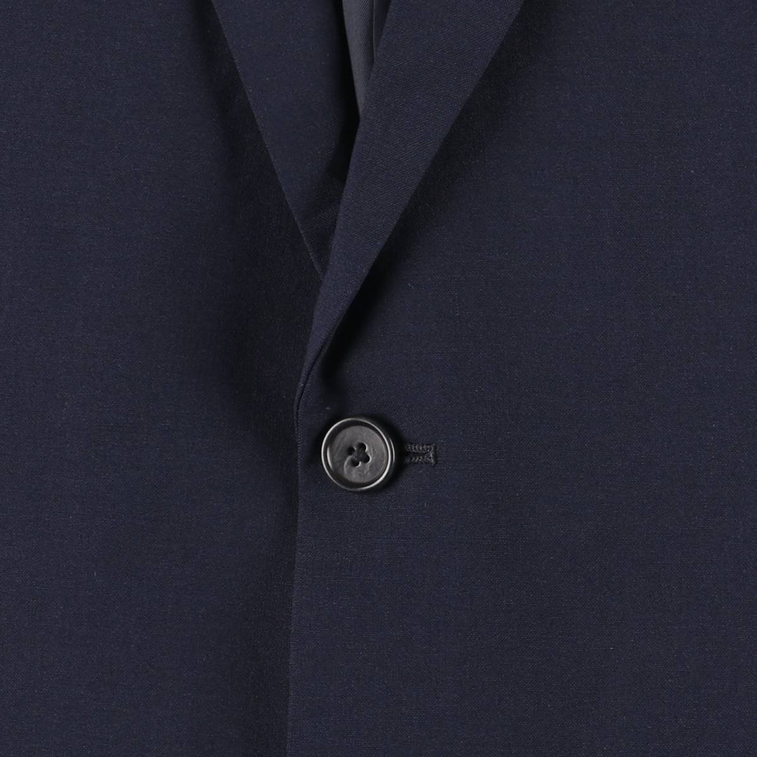 Donna Karan New York DKNY wool tailored jacket, men's size M wool navy blue type Vintage Second Hand