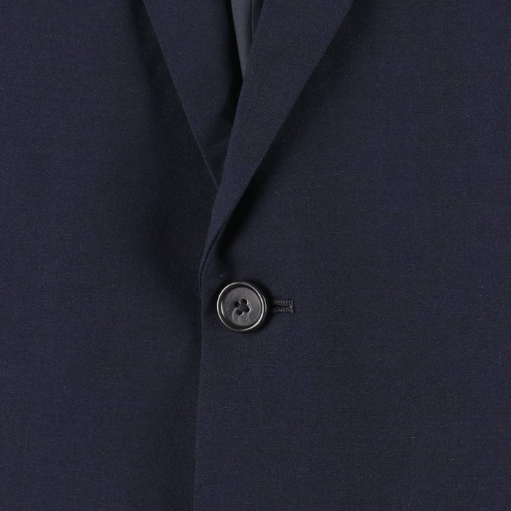 Donna Karan New York DKNY wool tailored jacket, men's size M wool navy blue type Vintage Second Hand