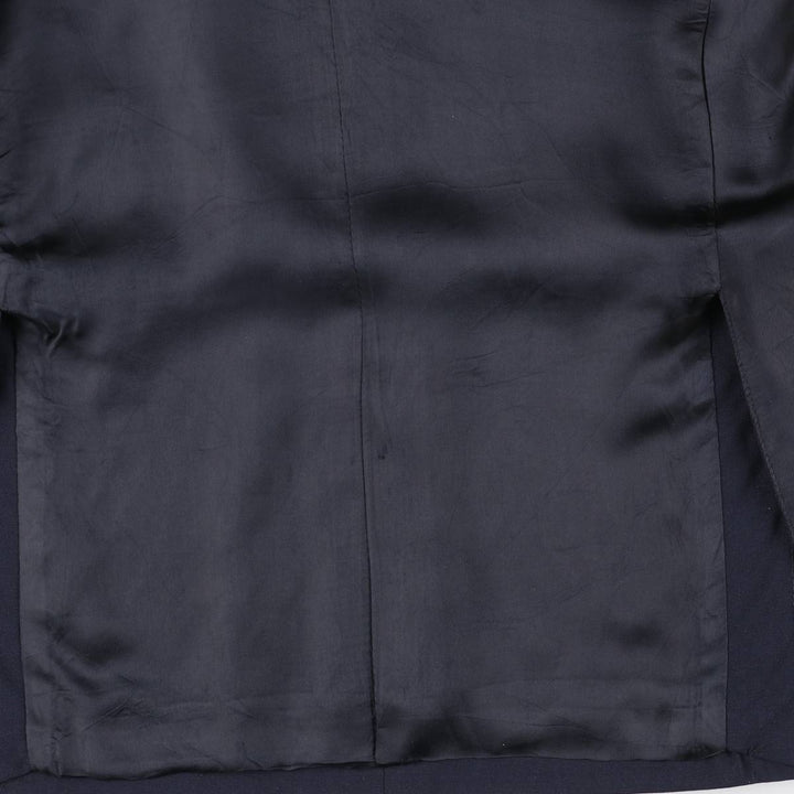 Donna Karan New York DKNY wool tailored jacket, men's size M wool navy blue type Vintage Second Hand