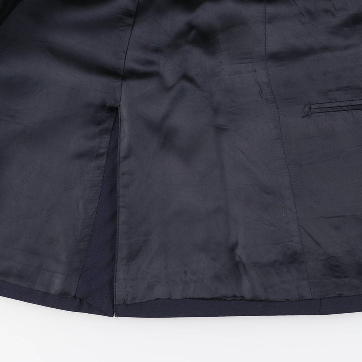 Donna Karan New York DKNY wool tailored jacket, men's size M wool navy blue type Vintage Second Hand