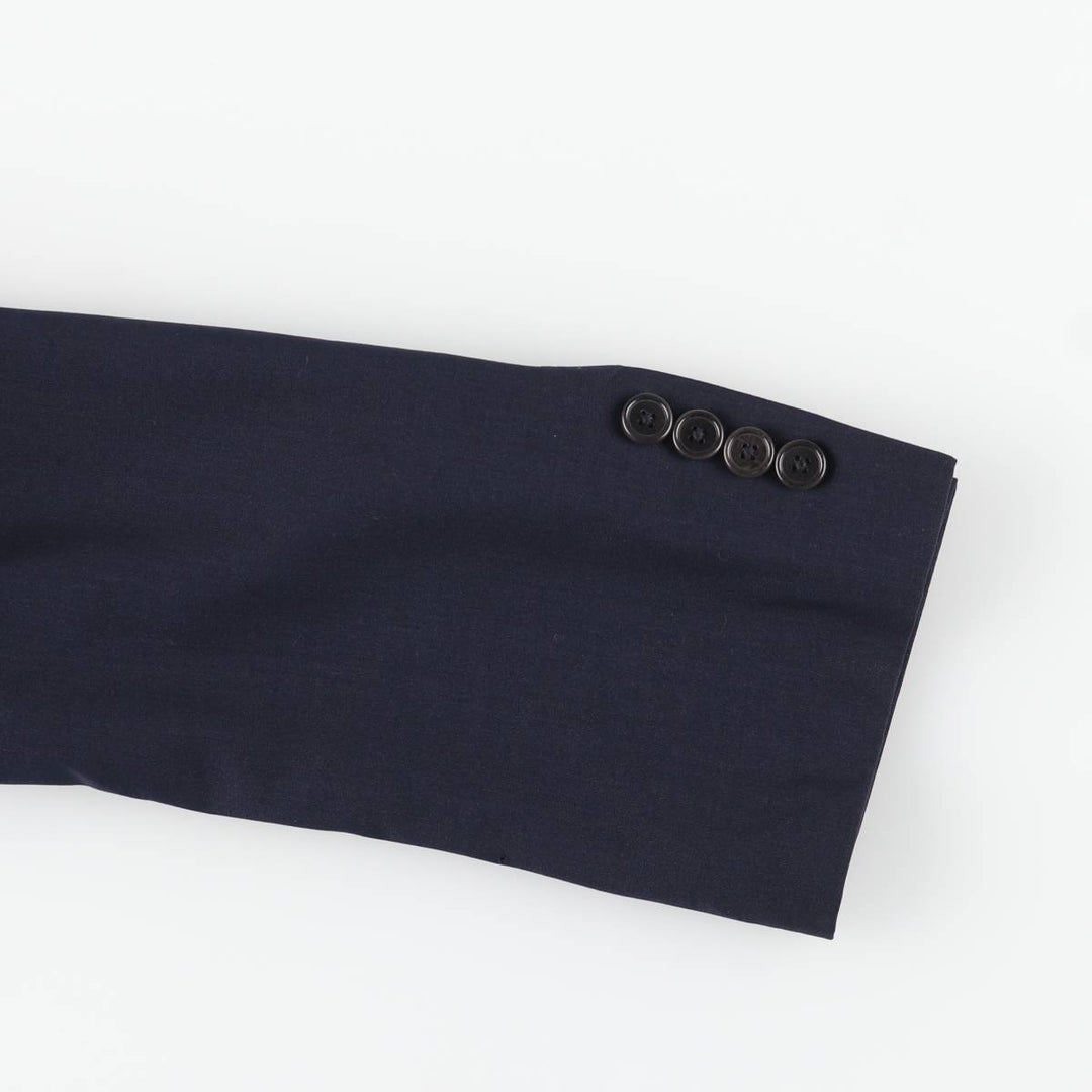 Donna Karan New York DKNY wool tailored jacket, men's size M wool navy blue type Vintage Second Hand