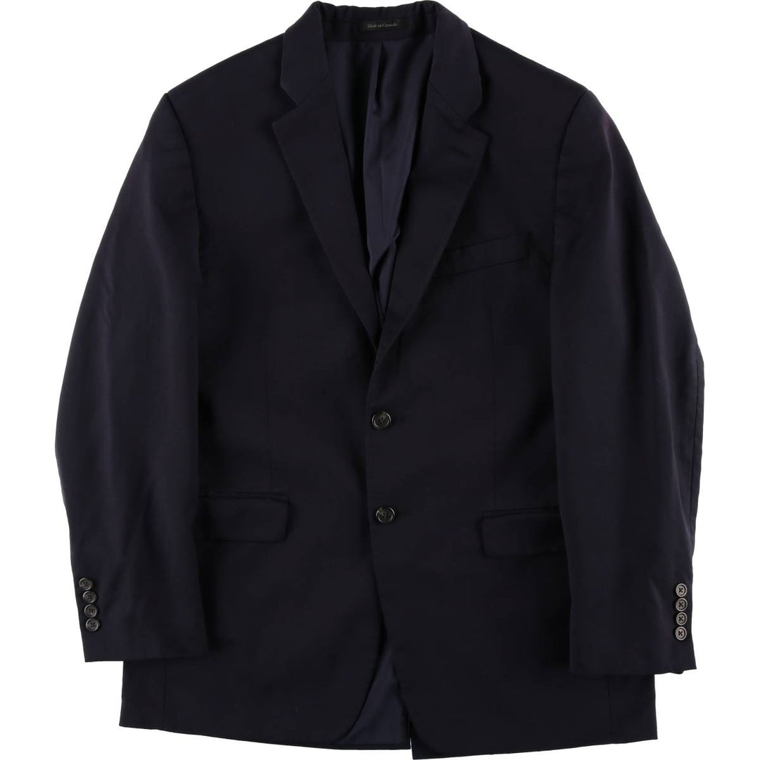 Ralph Lauren tailored jacket, made in Canada, men's size M equivalent. unclear navy blue type Vintage Second Hand