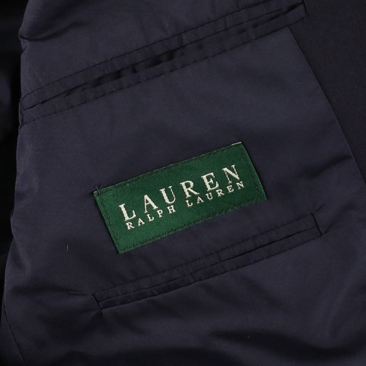 Ralph Lauren tailored jacket, made in Canada, men's size M equivalent. unclear navy blue type Vintage Second Hand