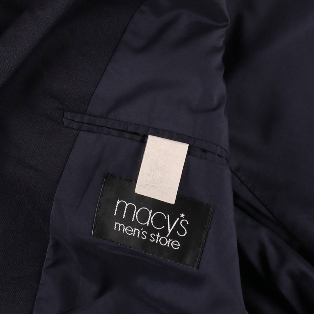 Ralph Lauren tailored jacket, made in Canada, men's size M equivalent. unclear navy blue type Vintage Second Hand