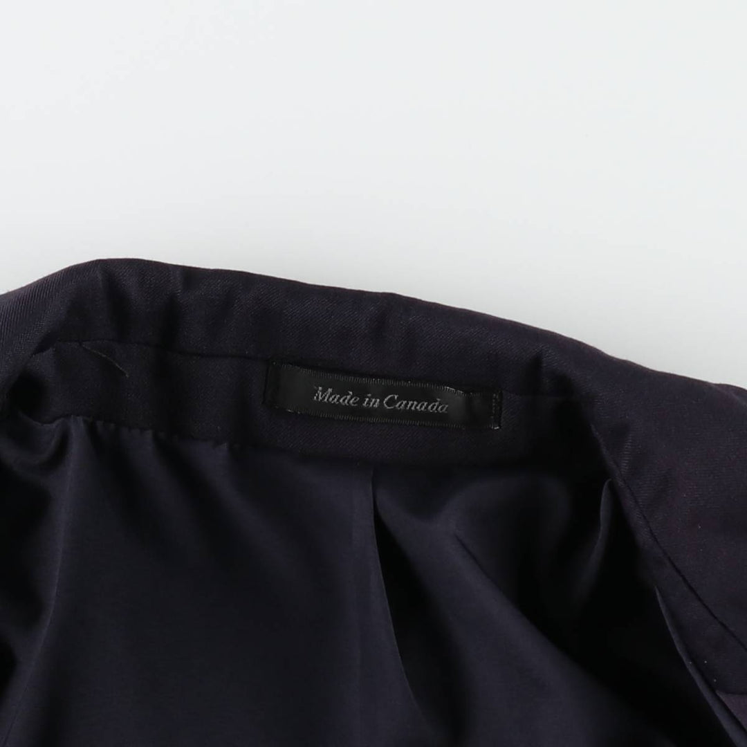 Ralph Lauren tailored jacket, made in Canada, men's size M equivalent. unclear navy blue type Vintage Second Hand