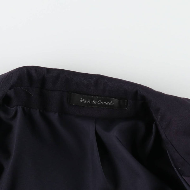 Ralph Lauren tailored jacket, made in Canada, men's size M equivalent. unclear navy blue type Vintage Second Hand