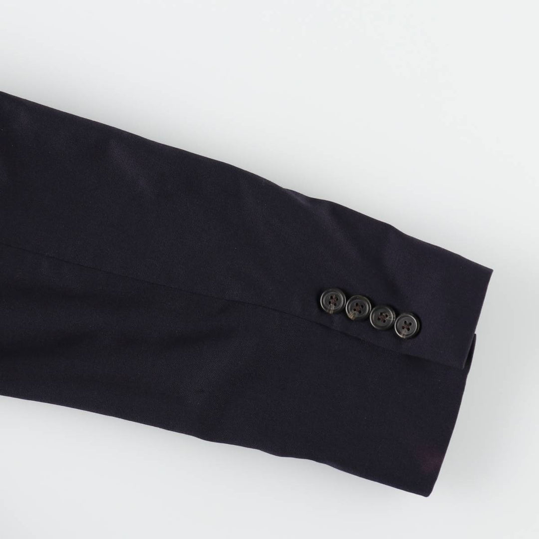 Ralph Lauren tailored jacket, made in Canada, men's size M equivalent. unclear navy blue type Vintage Second Hand