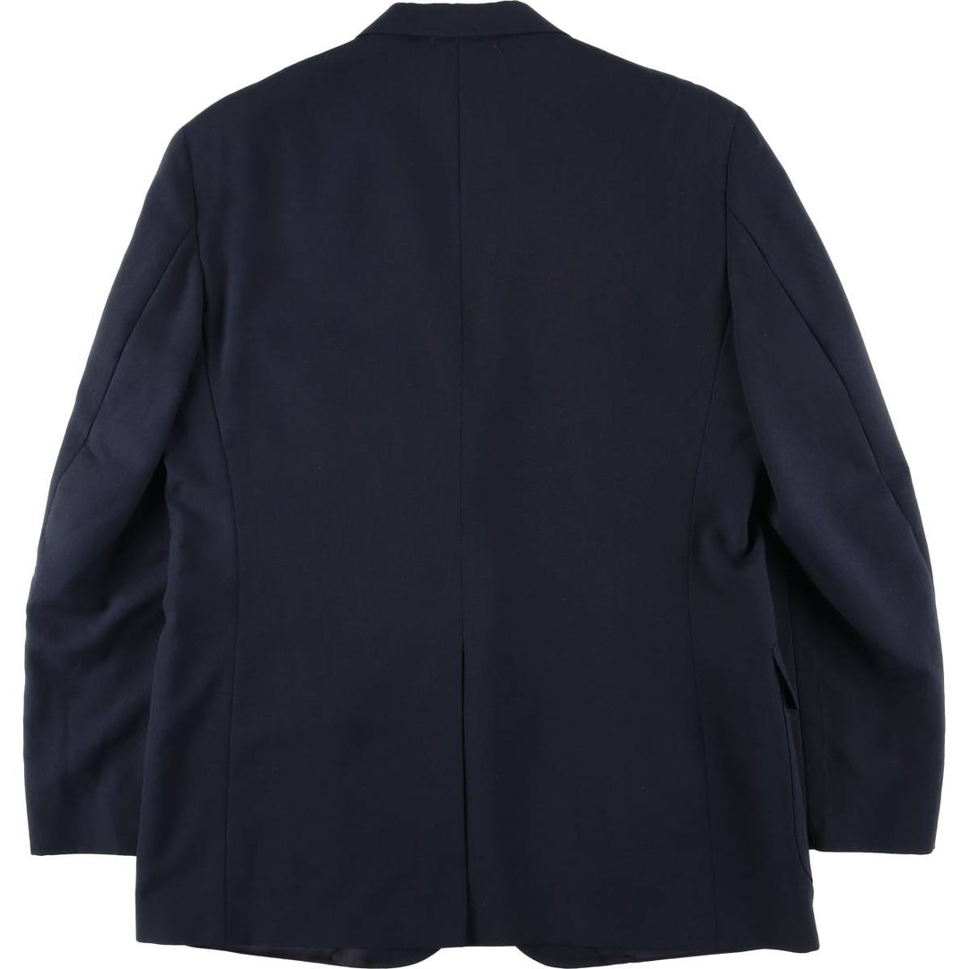 GORDON THOMAS Navy Blazer Tailored Jacket, Made in USA, Men's Size L (approx.) unclear navy blue type Vintage Second Hand