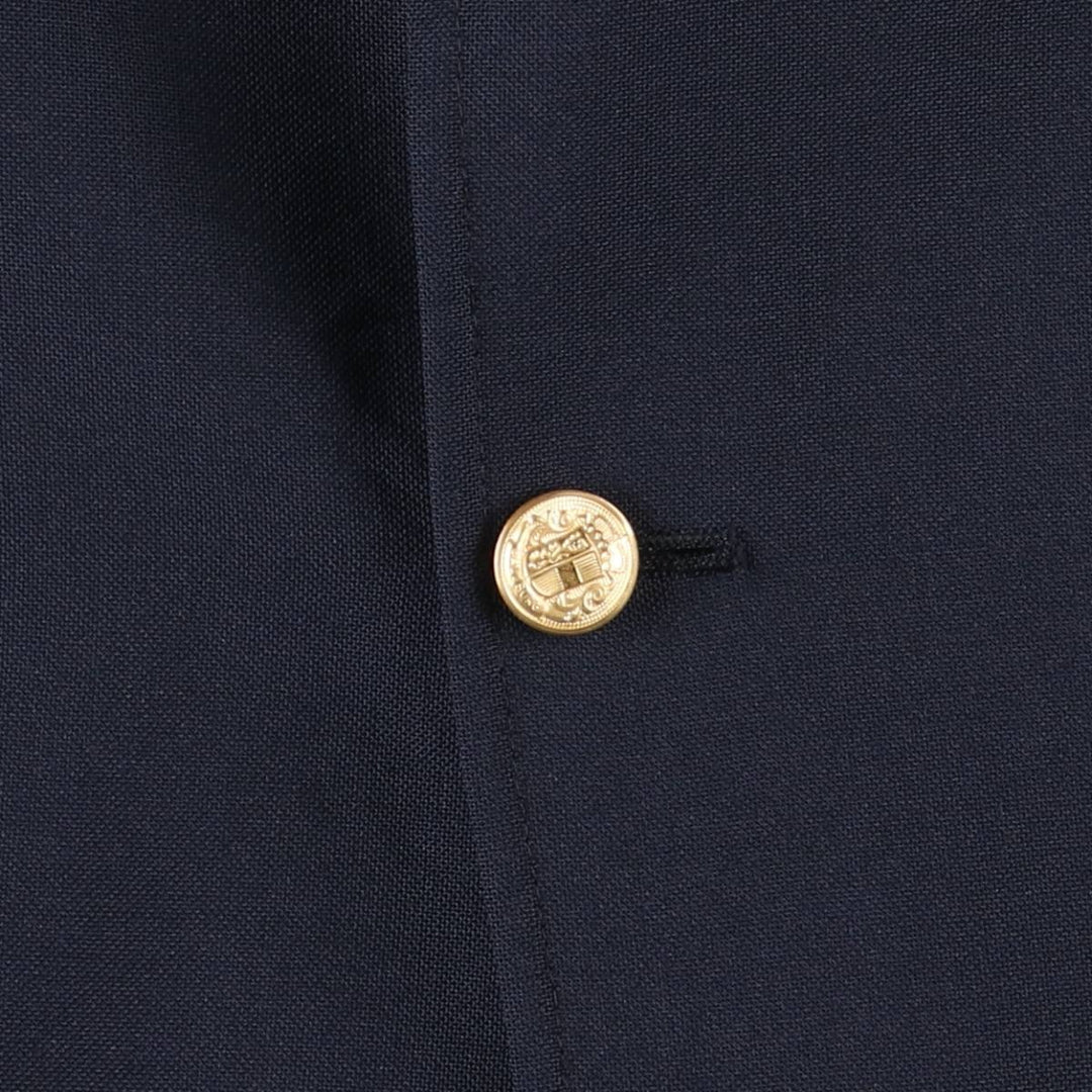 GORDON THOMAS Navy Blazer Tailored Jacket, Made in USA, Men's Size L (approx.) unclear navy blue type Vintage Second Hand