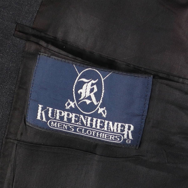 KUPPENHEIMER Tailored Jacket, Made in USA, Men's Size M (approx.) unclear Charcoal Vintage Second Hand