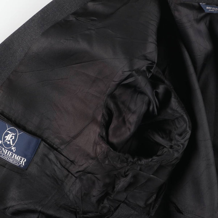 KUPPENHEIMER Tailored Jacket, Made in USA, Men's Size M (approx.) unclear Charcoal Vintage Second Hand