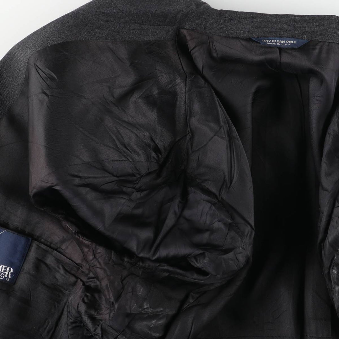 KUPPENHEIMER Tailored Jacket, Made in USA, Men's Size M (approx.) unclear Charcoal Vintage Second Hand