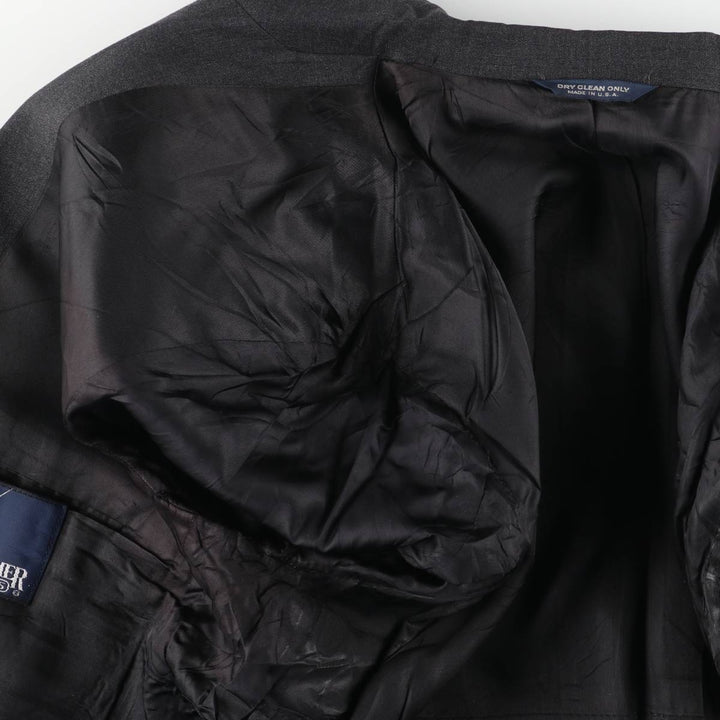 KUPPENHEIMER Tailored Jacket, Made in USA, Men's Size M (approx.) unclear Charcoal Vintage Second Hand