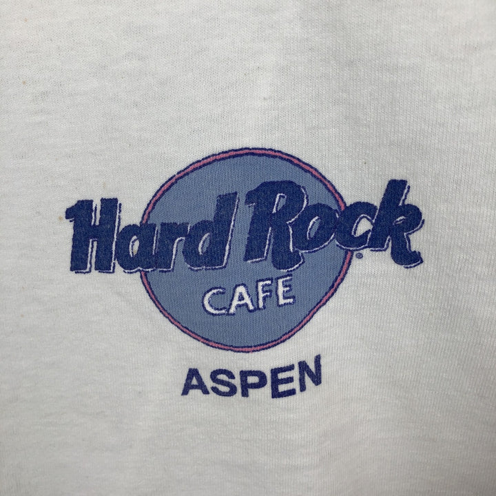 HARD ROCK CAFE Hard Rock Cafe Advertising T-shirt Made in USA Men's XL cotton white type Vintage Second Hand
