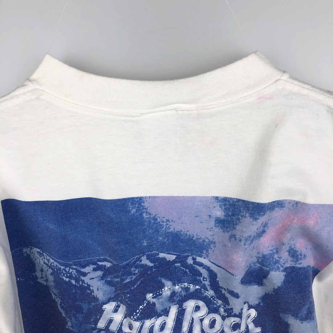 HARD ROCK CAFE Hard Rock Cafe Advertising T-shirt Made in USA Men's XL cotton white type Vintage Second Hand