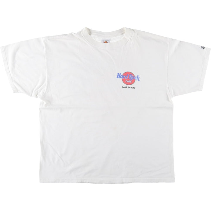90'S HARD ROCK CAFE Hard Rock Cafe Advertising T-shirt Made in USA Men's XL Vintage cotton white type Vintage Second Hand