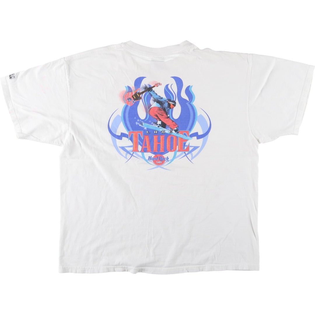 90'S HARD ROCK CAFE Hard Rock Cafe Advertising T-shirt Made in USA Men's XL Vintage cotton white type Vintage Second Hand