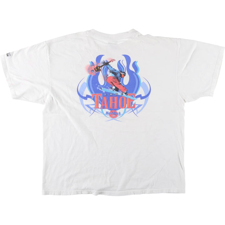 90'S HARD ROCK CAFE Hard Rock Cafe Advertising T-shirt Made in USA Men's XL Vintage cotton white type Vintage Second Hand