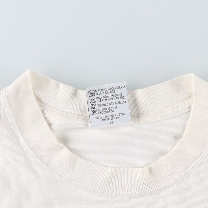 90'S HARD ROCK CAFE Hard Rock Cafe Advertising T-shirt Made in USA Men's L Vintage cotton white type Vintage Second Hand