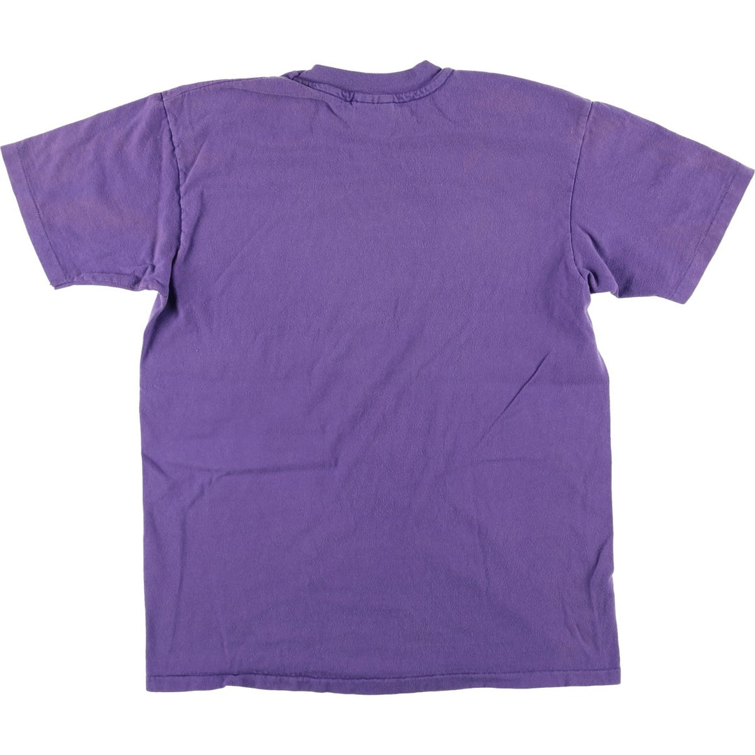 90'S Hanes HARD ROCK CAFE Advertising T-shirt Made in USA Men's L Vintage cotton purple type Vintage Second Hand