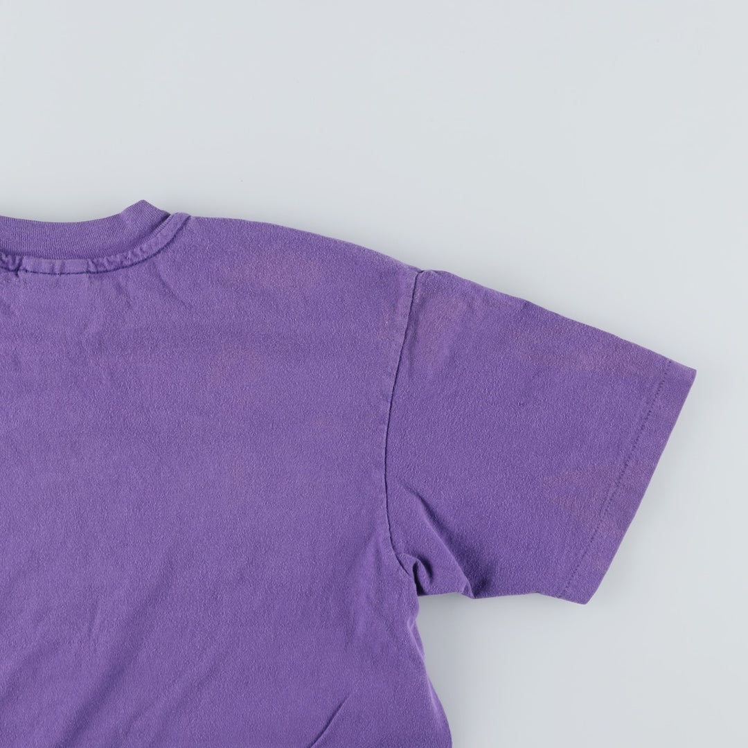 90'S Hanes HARD ROCK CAFE Advertising T-shirt Made in USA Men's L Vintage cotton purple type Vintage Second Hand