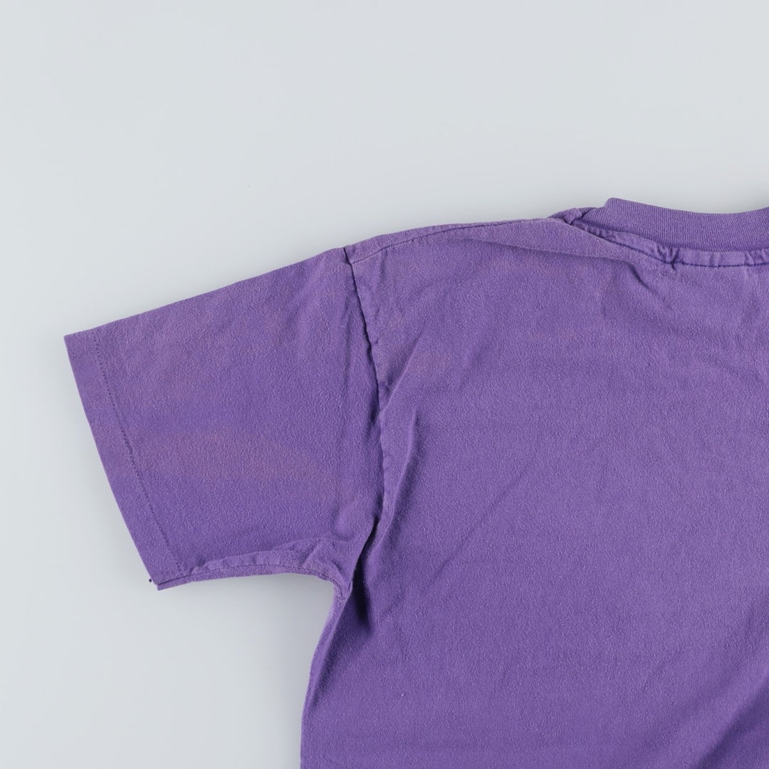 90'S Hanes HARD ROCK CAFE Advertising T-shirt Made in USA Men's L Vintage cotton purple type Vintage Second Hand