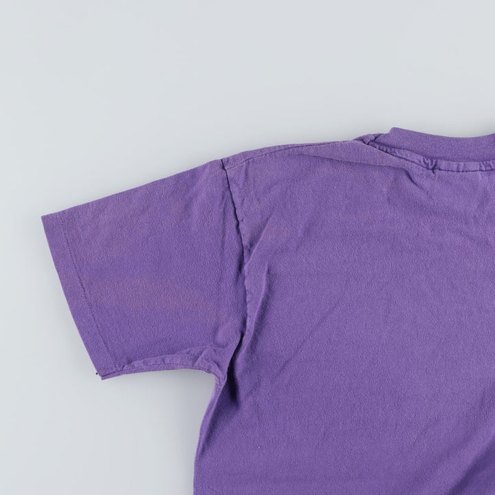 90'S Hanes HARD ROCK CAFE Advertising T-shirt Made in USA Men's L Vintage cotton purple type Vintage Second Hand