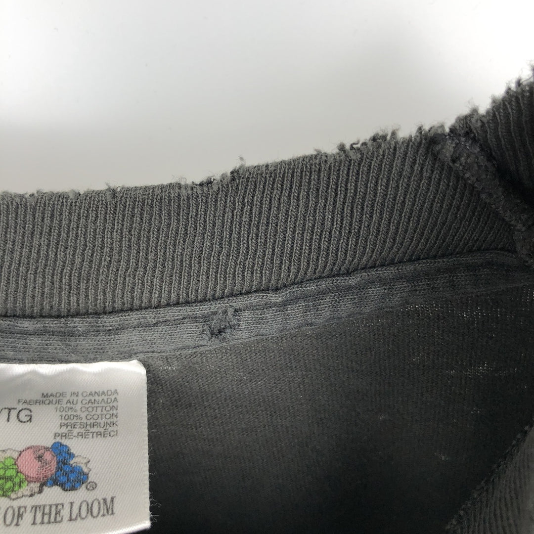 90'S Fruit of the Loom Hard Rock Cafe Advertising T-Shirt, Made in Canada, Men's XL equivalent, Vintage cotton gray type Vintage Second Hand