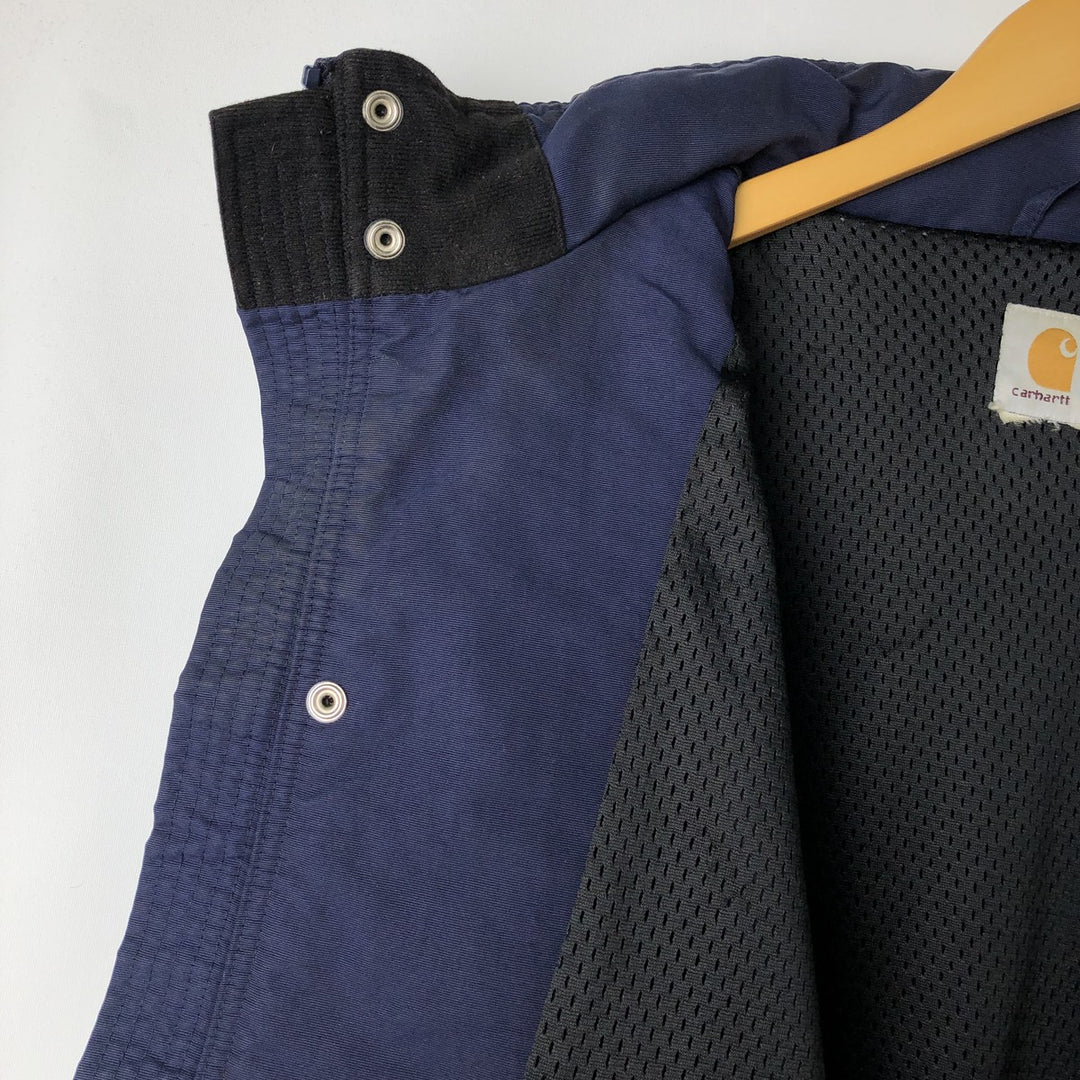 Carhartt windbreaker, men's size XL (approx.), discounted due to minor imperfections. unclear navy blue type Vintage Second Hand