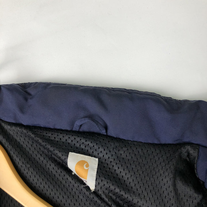 Carhartt windbreaker, men's size XL (approx.), discounted due to minor imperfections. unclear navy blue type Vintage Second Hand