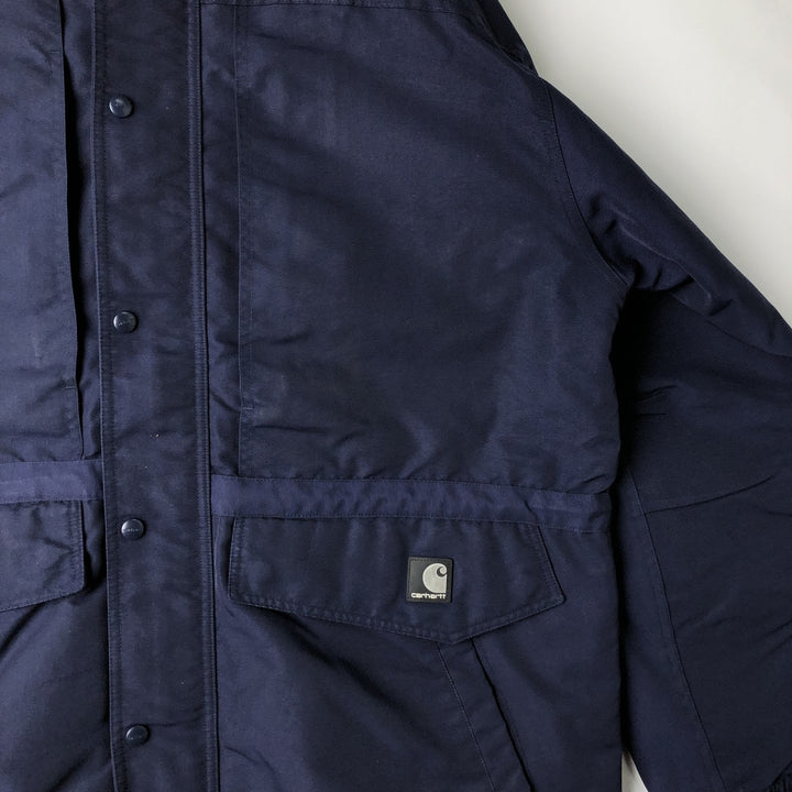 Carhartt windbreaker, men's size XL (approx.), discounted due to minor imperfections. unclear navy blue type Vintage Second Hand